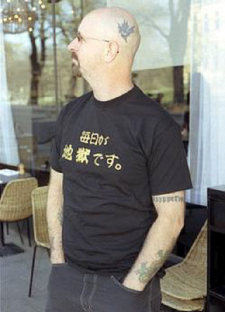 Illustration for article titled Foreigners in Stupid Japanese T-Shirts